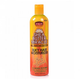 African Pride Shea Butter Miracle Silky Hair Moisturizer 12oz African Pride Shea Butter Miracle Silky Hair Moisturizer 12oz